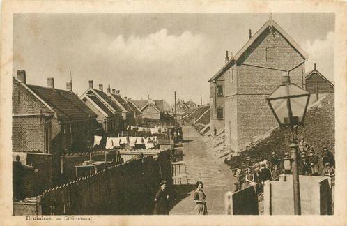(701-145-025) Bruinisse Steinstraat, Verzamelen, Ansichtkaarten | Nederland, Zeeland, Verzenden