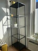 Industriele kast van glas en staal, Ophalen, 50 tot 100 cm, Zo goed als nieuw, Glas