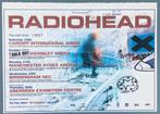 RADIOHEAD 1997 originele Advertentie OK COMPUTER UK TOUR, Gebruikt, Ophalen of Verzenden, Poster, Artwork of Schilderij