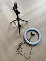 Ring verlichting totaal ongeveer 150cm hoog, Audio, Tv en Foto, Fotografie | Fotostudio en Toebehoren, Ophalen of Verzenden, Zo goed als nieuw