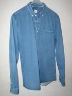 spijkerbloes overhemd van River Island maat M, Blauw, River Island, Gedragen, Halswijdte 39/40 (M)