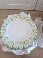Set grote borden 10 stuks  met bloemen, Ophalen of Verzenden, Nieuw, Overige stijlen, Bord(en)
