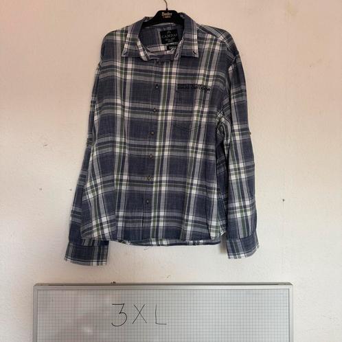 3XL Canda Overhemd Grijs-groen Geruit Lange Mouwen, Kleding | Heren, Overhemden, Gedragen, Overige halswijdtes, Grijs, Ophalen of Verzenden