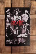 ACDC foto collage reclamebord van metaal wandbord deco, Info@deconoord.nl, Deco Noord, Nieuw, Ophalen of Verzenden