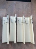 Auping poten 48 cm, Ophalen, Gebruikt, Wit, Tweepersoons