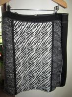 F036 GELCO mt 48 rok zwart wit animal print zebra, Verzenden, Gelco, Zwart, Maat 46/48 (XL) of groter
