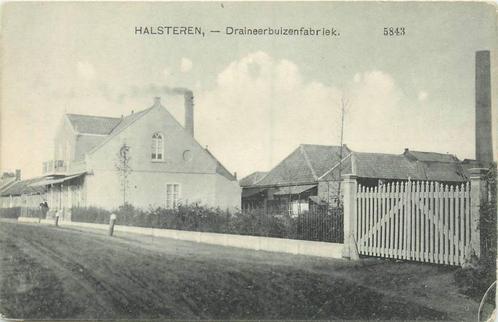 (388-542-023) Halsteren Draineerbuizenfabriek, Verzamelen, Ansichtkaarten | Nederland, Noord-Brabant, Verzenden