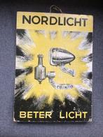 Karton reclame Nordlicht rijwielverlichting, Ophalen of Verzenden, Zo goed als nieuw