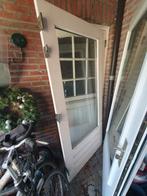 Zgan Dubbele tuindeuren met dubbel glas en hang en sluitwerk, Ophalen, 80 tot 100 cm, 200 tot 215 cm, Glas
