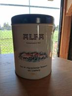 Oud Alfa bier bewaarblik, Verzamelen, Biermerken, Ophalen of Verzenden, Gebruikt, Overige typen, Overige merken