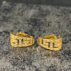 14k gouden oorbellen prachtig model versace
