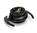 NRG Gen 4.0 Quick release hub Black carbon stuurnaaf snapoff, Auto diversen, Tuning en Styling, Ophalen of Verzenden