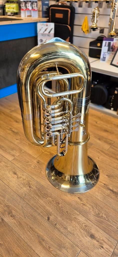 BBb bastuba New York Symphonic, Muziek en Instrumenten, Blaasinstrumenten | Tuba's, Gebruikt, Bes-tuba, Ophalen