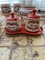 Vintage aardewerk servies set Zenith Gouda, Ophalen, Gebruikt, Binnen, Overige vormen