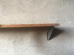 boeken / wand plank grenenhout met metaal, Ophalen, Zo goed als nieuw
