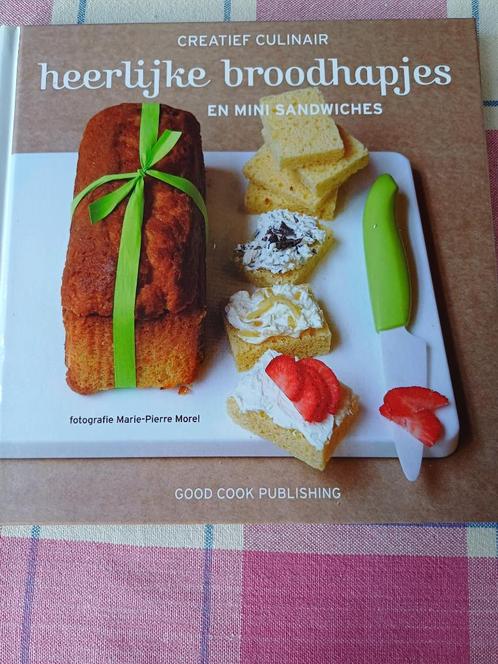Heerlijke broodhapjes en mini sandwiches.hardcover, Boeken, Kookboeken, Gelezen, Ophalen