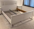 Hemnes 180 bed frame ikea, Ophalen, Gebruikt, Wit, Tweepersoons