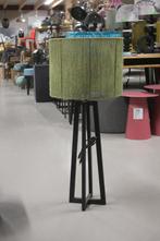 Mooie tafellamp schemerlamp Light & Living zwart groen touw