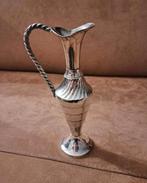 Verzilverd vaasje / kannetje - 20 cm, Antiek en Kunst, Ophalen of Verzenden