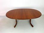 Vintage G-Plan tafel, Verzenden, Teakhout, 200 cm of meer, 50 tot 100 cm