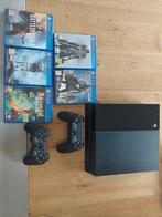PlayStation 4 met 5 spellen 2 controllers en bekabeling., Spelcomputers en Games, Games | Sony PlayStation 4, 1 speler, Zo goed als nieuw