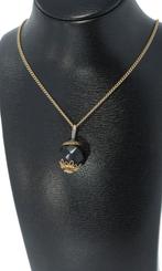 Git kraal Zeeland antiek 14k gouden ketting hanger filigrain