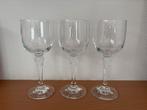 3 vintage kristallen wijnglazen Solitair van Schott-Zwiesel, Verzamelen, Glas en Borrelglaasjes, Ophalen of Verzenden, Zo goed als nieuw