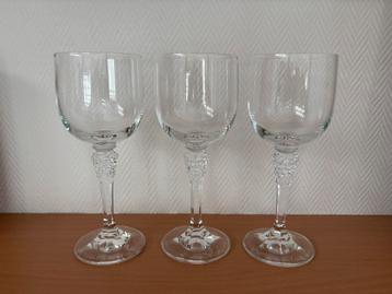 3 vintage kristallen wijnglazen Solitair van Schott-Zwiesel beschikbaar voor biedingen