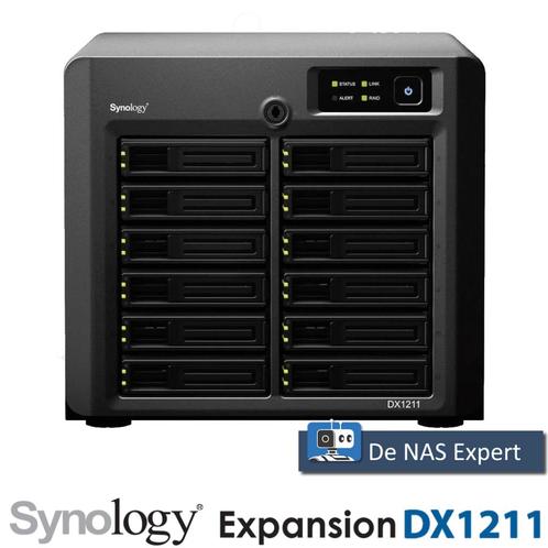 Synology DX1211 Expansion Unit refurbished, Computers en Software, NAS, Refurbished, Ophalen of Verzenden