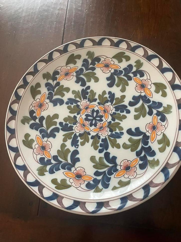 Makkum prachtig wandbord. Handbeschilderd. 30,5 cm, Antiek en Kunst, Antiek | Wandborden en Tegels, Ophalen of Verzenden