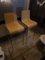 Billiani Italiaans disign bar-krukken, Huis en Inrichting, Barkrukken, 2 krukken, Ophalen of Verzenden, Zo goed als nieuw, 60 tot 90 cm