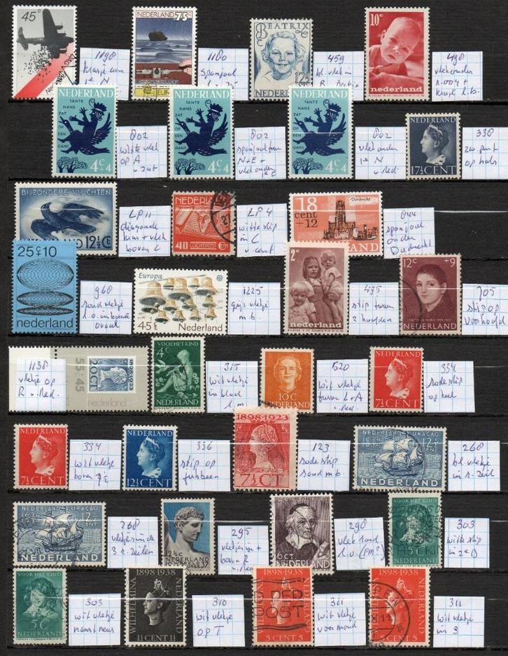 K724 plaatfouten, Postzegels en Munten, Postzegels | Nederland, Ophalen of Verzenden