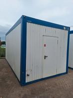 Schaftkeet schaftunit bouwkeet 6 x 3 meter, Ophalen, Zo goed als nieuw