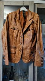 INSPIRE LUXURY jas van echt lamsleer. Maat 42. Cognac kleur., Bruin, Maat 42/44 (L), Ophalen of Verzenden, Zo goed als nieuw