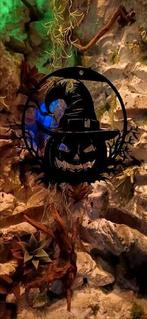 Raamdecoratie pompoen / Halloween feestversiering, Ophalen of Verzenden, Nieuw, Halloween of Griezel
