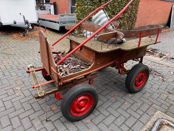 ponywagen / bokkenkar restauratieproject of tuindecoratie beschikbaar voor biedingen