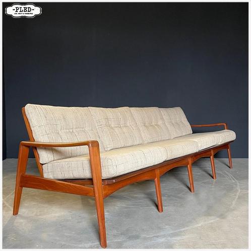 Arna Wahl Iversen Bank vierzitter Zitbank Sofa Deens Design, Huis en Inrichting, Banken | Bankstellen, Gebruikt, Rechte bank, Vierpersoons of meer