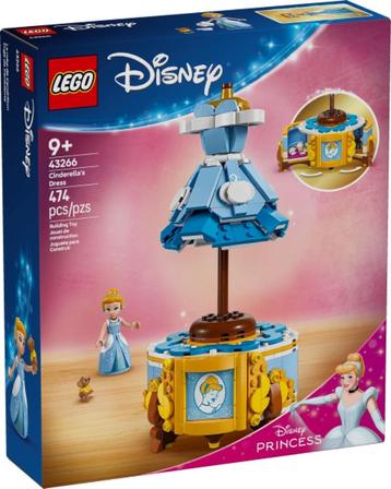Nieuwe Lego Disney set 43266 De jurk van Assepoester beschikbaar voor biedingen