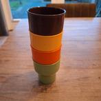 Mepal Vintage campingservies bekerset jaren 70, Caravans en Kamperen, Ophalen of Verzenden, Gebruikt