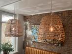 Rotan hanenmand hanglampen, Ophalen, Zo goed als nieuw, Overige materialen, 50 tot 75 cm