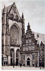Haarlem - Vleeschhal met fragment Groote Kerk, Ophalen of Verzenden, 1920 tot 1940, Gelopen, Noord-Holland