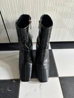 Josh V zwart leren croco laarsjes 38, Kleding | Dames, Zwart, Lage of Enkellaarzen, Ophalen of Verzenden, Zo goed als nieuw