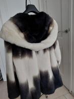 Prachtige design Koh-I-Noor nertsmantel met capuchon maat 38, Ophalen of Verzenden, Zo goed als nieuw, Maat 38/40 (M), Wit