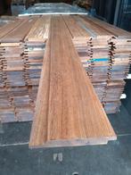 Partij Thermo Fraké gevelbekleding 18x135x3950mm - 250 stuks, Ophalen of Verzenden, 250 cm of meer, Planken, Hardhout