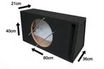 60 liter Gepoorte 12 Inch Subwoofer Kist Necom NE1212.2P-60L, ., Nieuw, Ophalen of Verzenden, .