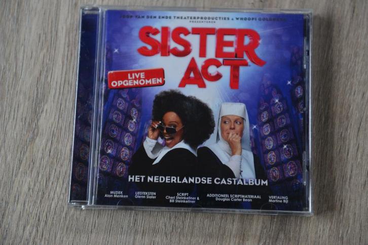 DE MUSICAL -- SISTER ACT -- Het Nederlandse Castalbum, Cd's en Dvd's, Cd's | Filmmuziek en Soundtracks, Zo goed als nieuw, Verzenden