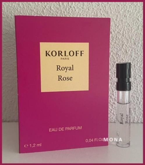 Royal Rose parfum sample proefje tester monster, Sieraden, Tassen en Uiterlijk, Uiterlijk | Parfum, Nieuw, Verzenden