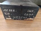 Mooie oude kist WO2 ?, Ophalen of Verzenden, Landmacht, Nederland, Kist of Geocache