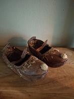 Traditionele leren schoentjes, Antiek en Kunst, Antiek | Kleding en Accessoires, Ophalen of Verzenden