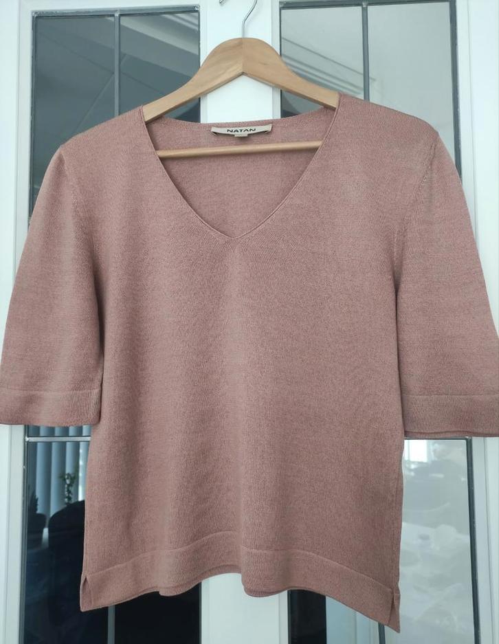 Natan licht oud roze trui maat 38, Kleding | Dames, Truien en Vesten, Zo goed als nieuw, Maat 38/40 (M), Roze, Ophalen of Verzenden